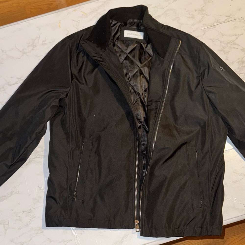 Black Calvin Klein Men’s LGG lightweight jacket